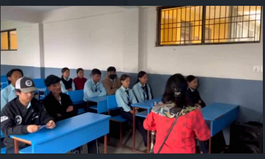 Awareness Program on “Stress Management Techniques for School Students” at Lubhu Secondary School, Lubhu