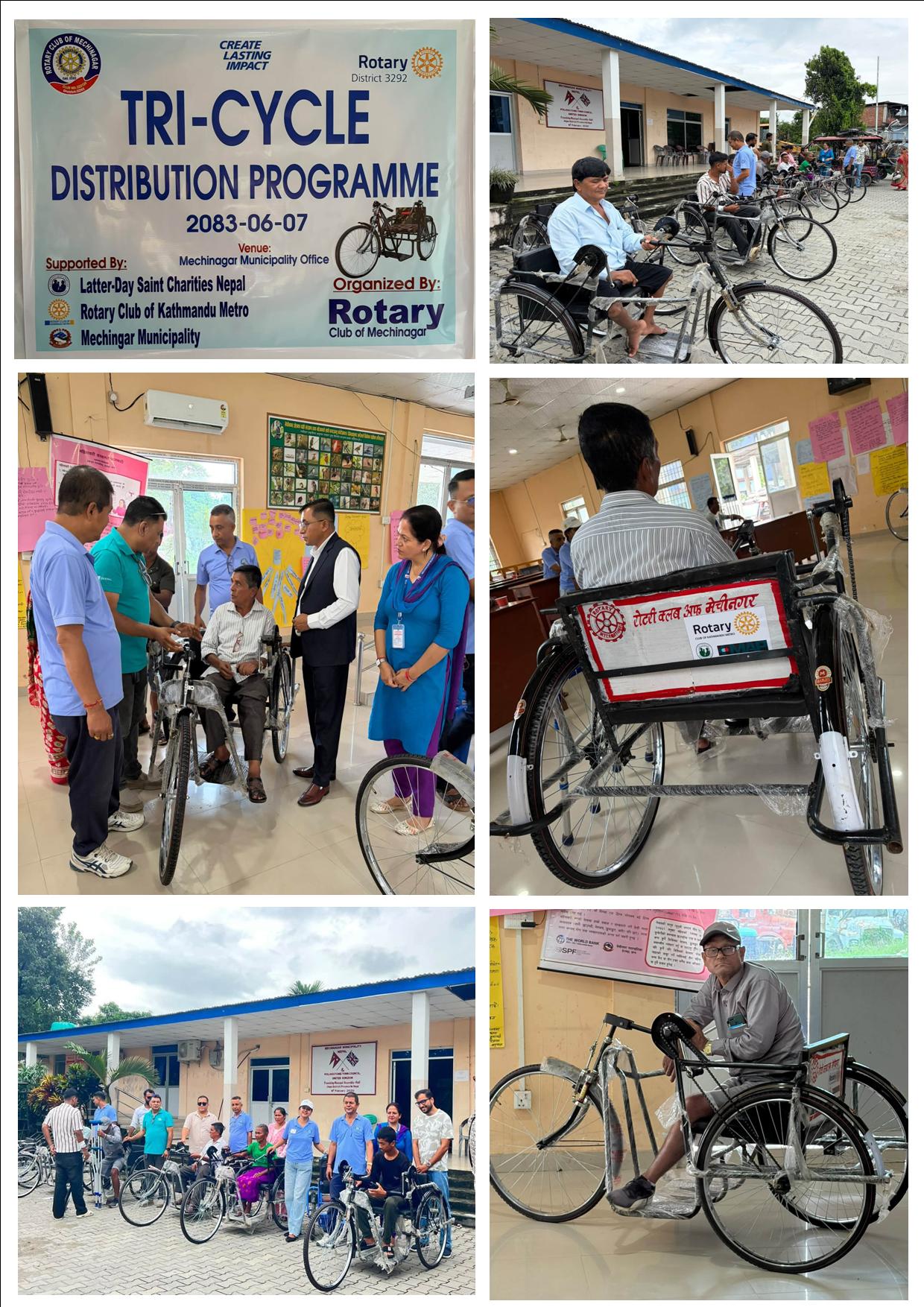 Tricycle Distribution Program