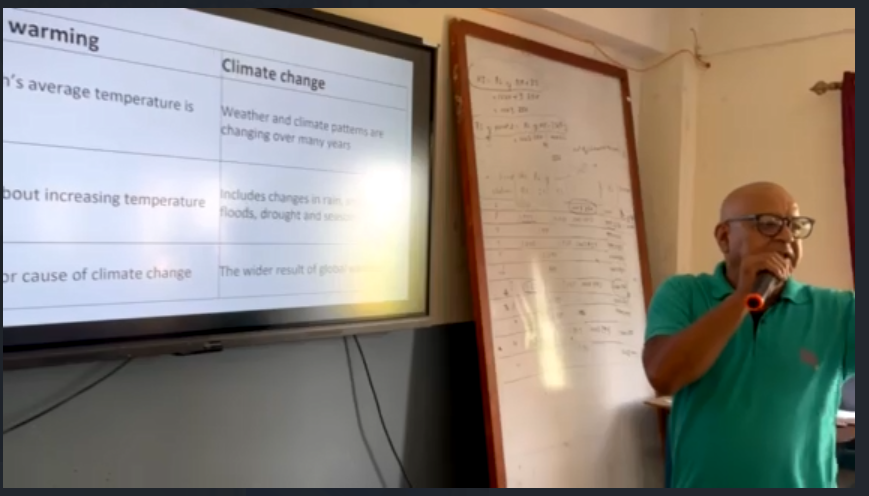 Global Warming and Climate Change Awareness Program  at Lubhu Secondary School, Lubhu